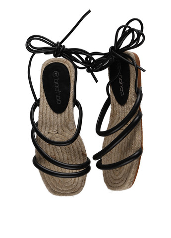 Кэжуал сандалии Boohoo на завязках