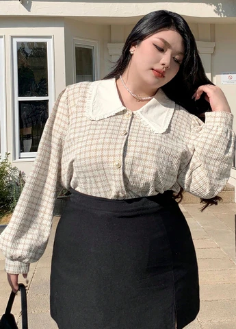 Бежева блуза SHEIN