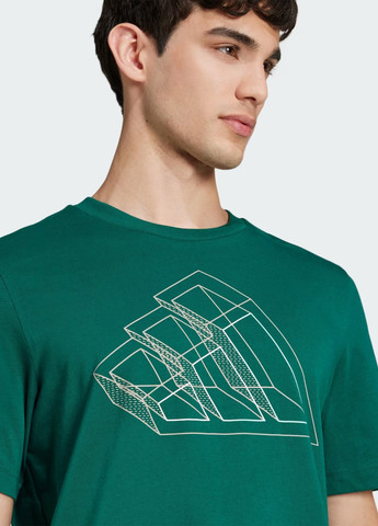 Зелена футболка adidas