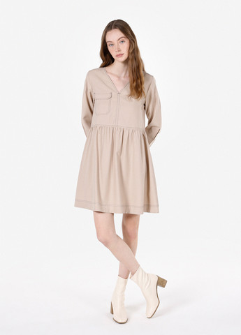 Бежева кежуал сукня а-силует Colin's однотонна