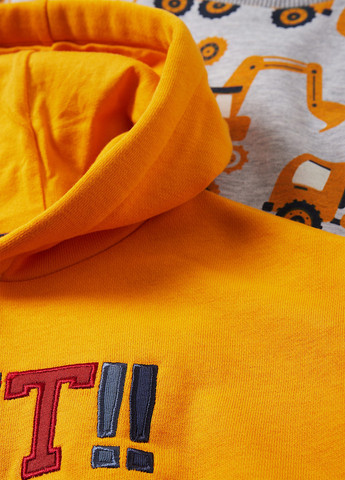 Комбинированный демисезонный комплект (худи, свитшот) C&A