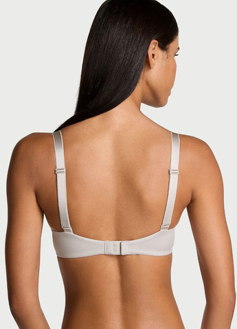 Сіро-бежевий демісезонний комплект (бюстгальтер, трусики) Victoria's Secret