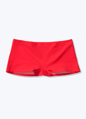 Трусы Victoria's Secret трусики-шорты однотонные красные повседневные хлопок