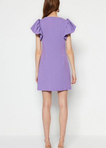 Бузкова кежуал сукня футляр Trendyol однотонна