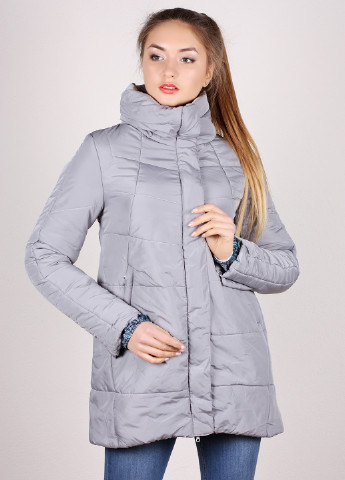Светло-серая зимняя куртка LeeKosta
