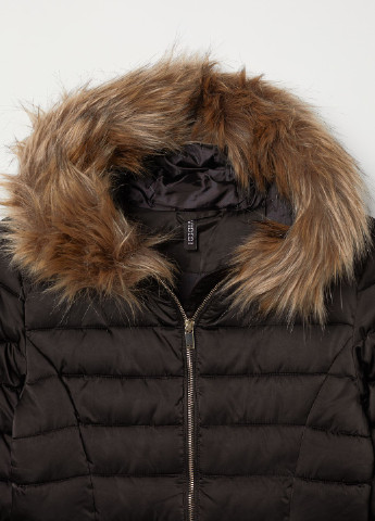 Чорна демісезонна куртка H&M