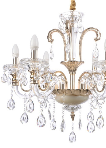 Люстра свічка підвісна кришталева класична BCL-493S/6 E14 + LED G Brille (253886858)