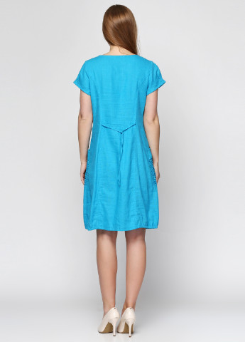 Голубое кэжуал платье Ruta-S однотонное