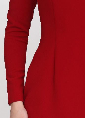 Красное кэжуал платье короткое Kristina Mamedova однотонное