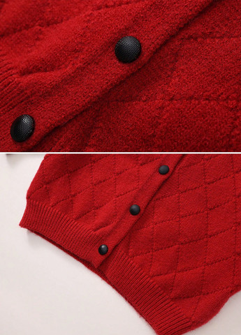 Червоний демісезонний светр джемпер SHEIN