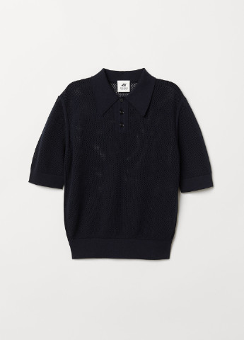 Темно-синий летний свитер H&M Studio