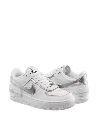 Белые демисезонные кроссовки ci0919-119_2024 Nike Air Force 1 Shadow