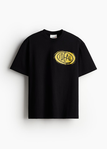 Черная футболка H&M