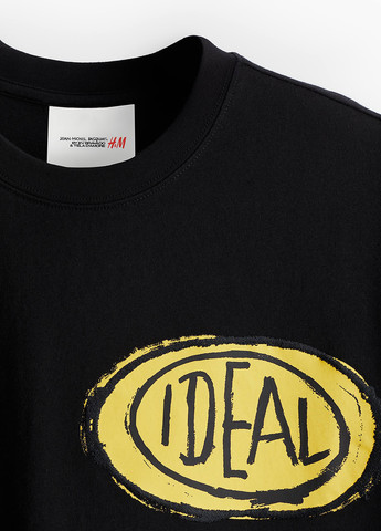 Черная футболка H&M