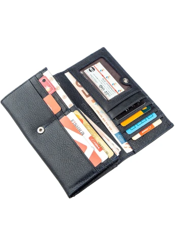 Жіночий шкіряний гаманець 17х9 см st leather (252128841)
