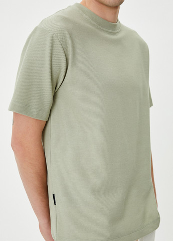 Сіро-зелена футболка KOTON