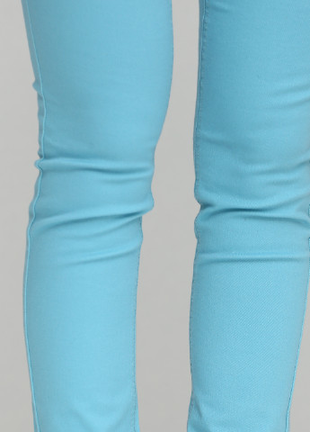 Голубые кэжуал демисезонные зауженные брюки Only