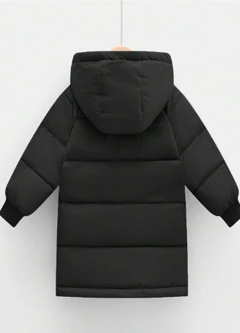 Черная зимняя куртка SHEIN