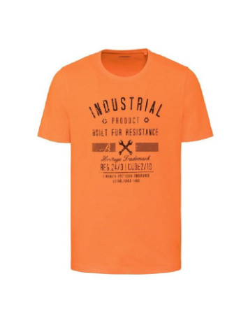 Оранжевая мужская футболка, набор из 2шт с коротким рукавом Livergy
