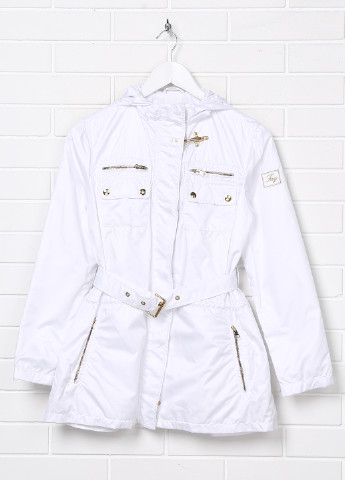 Белая демисезонная куртка Simonetta