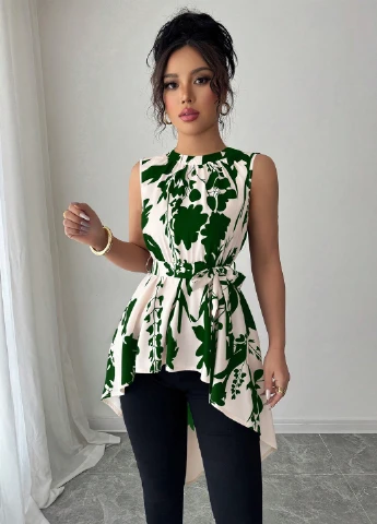 Зелена блуза SHEIN