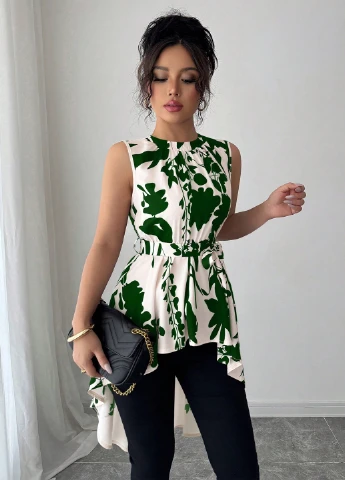 Зелена блуза SHEIN