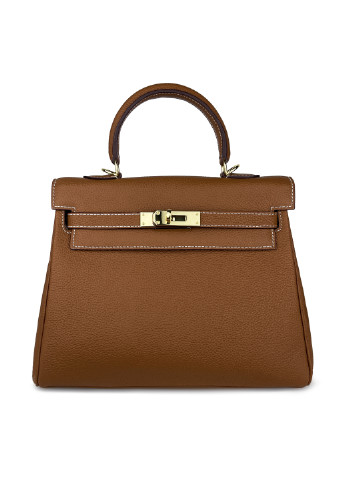 Брендова сумка шкіряна жіноча середня коричнева Fashion (251853898)