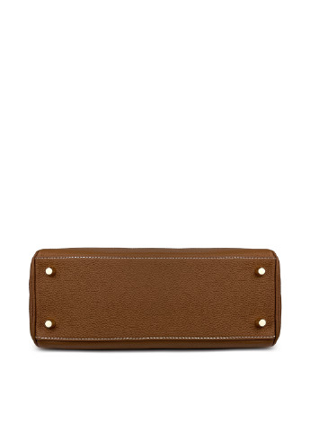 Брендова сумка шкіряна жіноча середня коричнева Fashion (251853898)