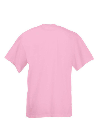 Светло-розовая футболка Fruit of the Loom ValueWeight