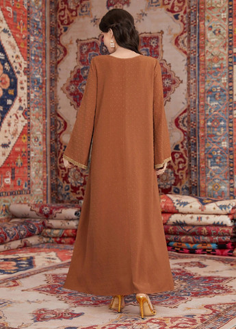 Коричнева кежуал сукня оверсайз SHEIN однотонна