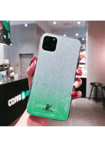 TPU+Glass чехол Swarovski для Apple iPhone 11 Pro (5.8"") Бирюзовый (is_00000033113_1) Epik (250499274)