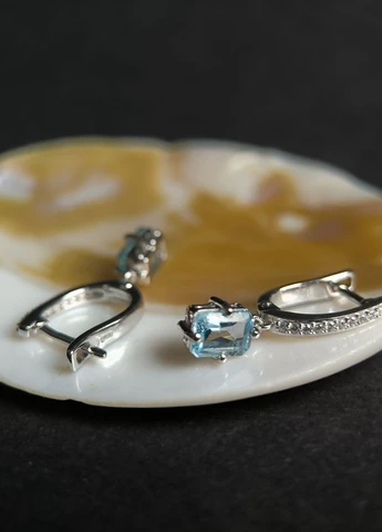Сережки Silver Flame (369649098)