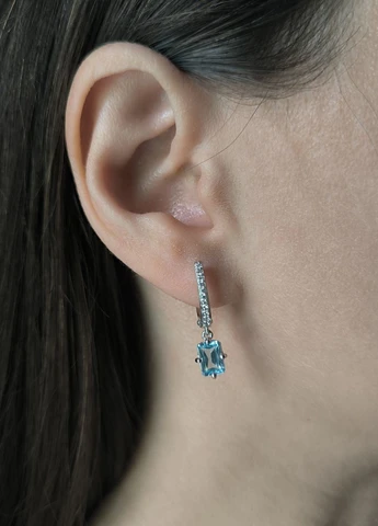 Сережки Silver Flame (369649098)