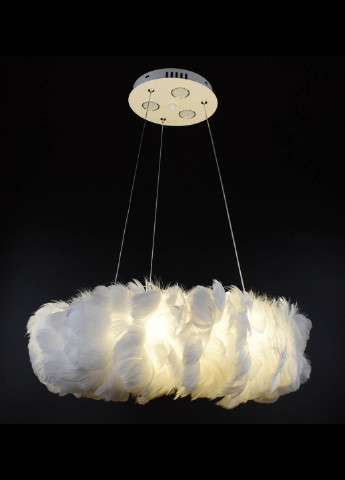 Люстра стельова підвісна на 6 лампочок AS143 / 500-wh Білий 40х50х50 см. Handmade (234538062)