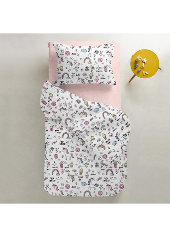 Простирадла полуторні набір ROSE / ZIGZAG GREY 155х240 см (2 шт) Cosas (250459855)