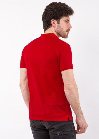 Красная футболка-поло для мужчин 33 Fire Ear однотонная