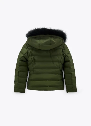 Зелена зимня куртка Zara