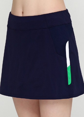 Темно-синяя спортивная однотонная юбка Ralph Lauren мини