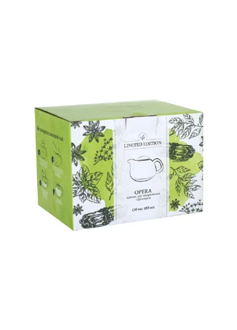 Заварник Opera JH10044-A336 450 мл сірий Limited Edition (253668999)