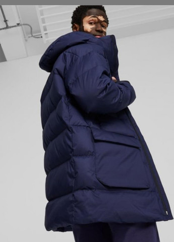 Темно-синяя зимняя куртка 67537806 Puma Protective Hooded Down Coat