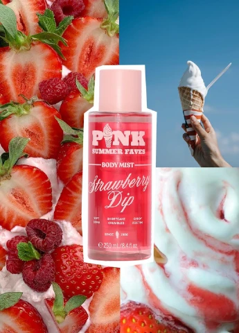 Мист Strawberry Dip, 250 мл Victoria's Secret (342372274)