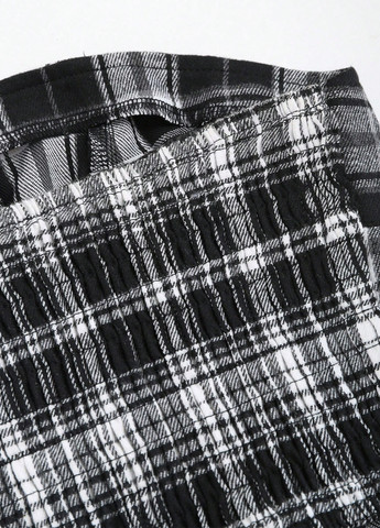 Чорна коктейльна, кежуал сукня сукня-сорочка, сукня-трансформер SHEIN в клітинку