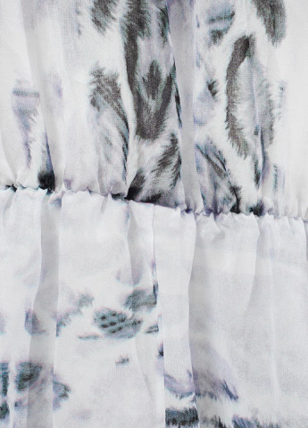 Серое кэжуал платье Bellezza с абстрактным узором