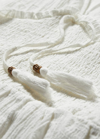 Білий кежуал сукня кльош C&A однотонна