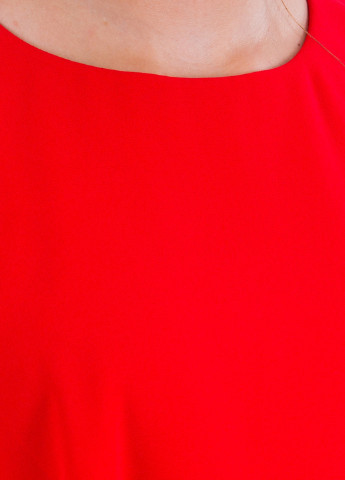 Красное коктейльное платье а-силуэт Sarah Chole однотонное
