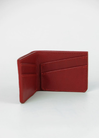 Шкіряний гаманець гаманець біфолд Jet червоний Kozhanty (252316668)