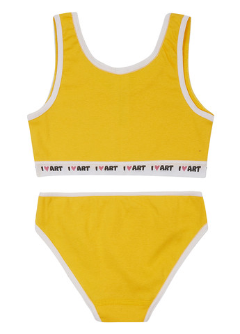 Желтый демисезонный комплект (топ, трусы) Garnamama