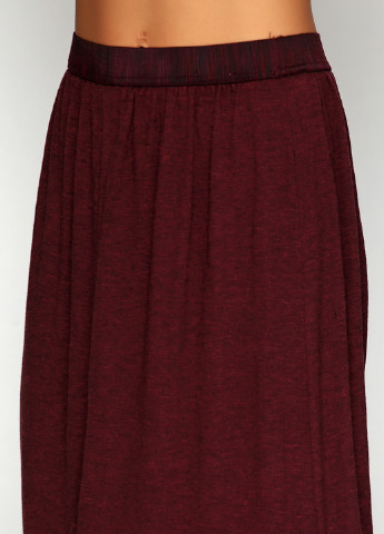 Бордовая кэжуал юбка Zara