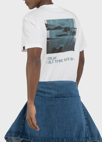 Белая футболка Replay