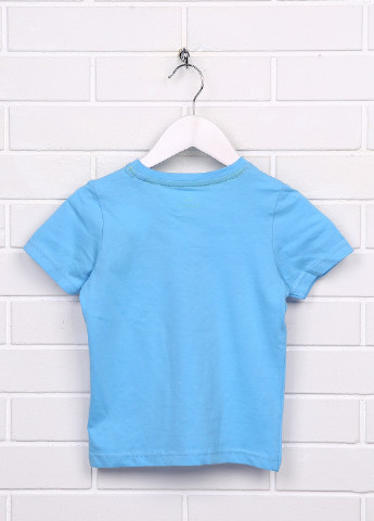 Блакитна літня футболка Lupilu